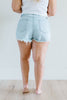 Frazzled Mom Light Wash Cutoffs ESB