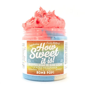 How Sweet It Is Whipped Soap with Raw Sugar - Bomb Pop