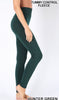 Fleece Lined Leggings Hunter Green